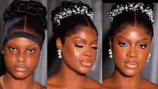 THE PERFECT BRIDAL MAKEUP TUTORIAL FOR DARK SKIN [upl. by Jak652]