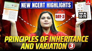 Genetics Class 12  Lecture 3  New NCERT Highlights  NEET 2025 amp Boards  Garima Goel [upl. by Temhem]