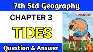 tides questions and answers pdf  class 7 geography chapter 3 exercise maharashtra board [upl. by Daisie]