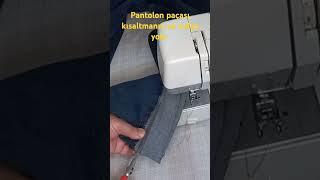 Kot pantolon paçası kısaltma pantolon paçası kısaltmanın en kolay yolu [upl. by Jeffers424]