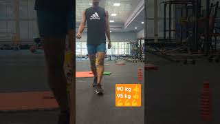 Power clean 1st attempt 90kg 2nd attempt 95 kg [upl. by Keary]