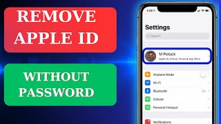 How To Remove Apple ID Without Password 2024  No Phone number [upl. by Gracie]