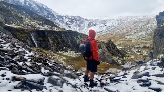 Winters mountain day out exploring Craig Yr Ysfa [upl. by Baler939]