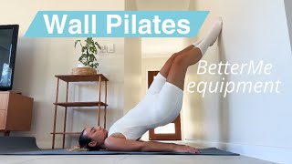 12 MIN FULL BODY WALL PILATES WORKOUT WITH WEIGHTS  BetterMe Pilates Equipment [upl. by Aratas]