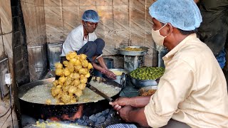 500kg Bhajiya Making Everyday  Heritage Raipur Bhajiya of Ahmedabad  Indian Street Food [upl. by Ahsinut163]