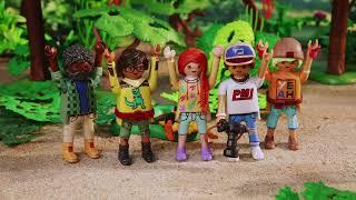 Dino Adventure Escape from the terrifying TRex  PLAYMOBIL Short Film [upl. by Lyrred]