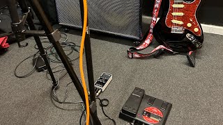 Tone test Gear4Music LA Select SSS Korg Ax1G FoxGear Tweed55 Soundcheck Pure Rehearsal Studio [upl. by Enidlareg118]