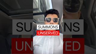 Summons Unserved success lawyer viralshorts youtubeshorts [upl. by Blakelee288]