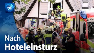 Hoteleinsturz in Kröv Rettungseinsatz dauert an [upl. by Anirad]