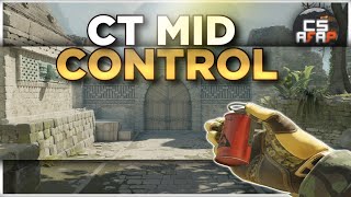 Unbeatable CT control INSTANT MID SMOKE on CS2 ANCIENT  CS2 afap [upl. by Azaria566]