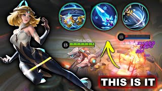 FOUND THE BEST BUILD FOR THIS BEAUTIFUL  MOBILE LEGENDS [upl. by Ayvid]