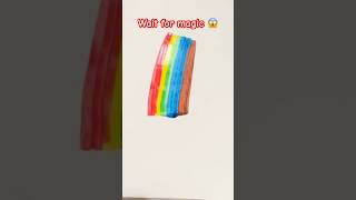 DIY Rainbow🌈 Man art art shorts kids ytshorts creative ytshortsindia howtodraw kidsvideo [upl. by Hcelemile]