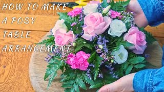 How To Make A Posy Flower Arrangement howto flowers flowerarrangement [upl. by Aniala]