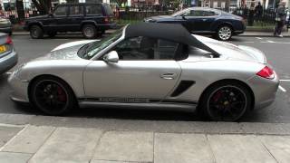 Porsche Boxster Spyder London in Silver [upl. by Hendrix]