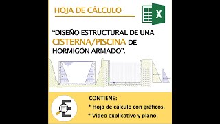 Diseño estructural de PiscinaCisternas de hormigón armado [upl. by Alahsal783]