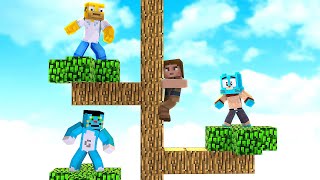 NE TOMBEZ PAS DE LARBRE GÉANT SUR MINECRAFT  GUMBALL SIMPSON OGGY ET LES CAFARDS [upl. by Atires]