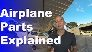 Ep 2 Airplane Parts Explained  The names of all the parts of the Plane [upl. by Lynett]