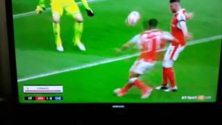 Alexis Sanchez’s controversial firsthalf goal  Arsenal vs CHELSEA [upl. by Nadia765]