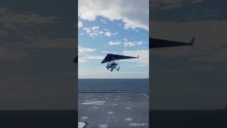 VSKYLABS Aeros 2 Ultralight Trike v3  Landing on a frigate  Helgoland XP  XPlane 121 Beta 5 [upl. by Eilyak]