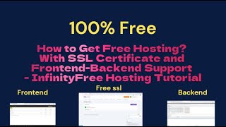 طريقة الحصول على استضافة مجانية مع شهادة ssl مجانا؟ [upl. by Cowles]