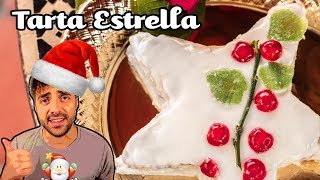 Postre de Navidad en forma de Estrella Tarta de Queso  Receta e historia de un desastre [upl. by Neb]