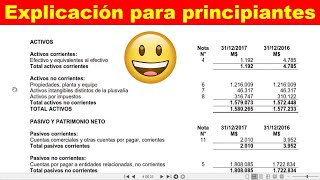 Como LEER un BALANCE GENERAL contabilidad para no contadores [upl. by Harli]