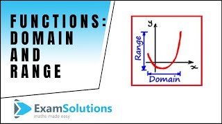 Functions  Domain and Range  tutorial 1  ExamSolutions [upl. by Florie]