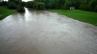 Werre Hochwasser Löhne 27082010 [upl. by Haimehen]