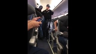 United Airlines Passenger Violently Removed From Flight [upl. by Annaya22]