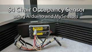 4 Battery Powered Chair Occupancy Contact Sensor using Arduino and MySensors [upl. by Feinstein]