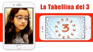 La tabellina del 3  tabellina del tre  canzoni per bambini  Sofia Del Baldo [upl. by Haimirej493]