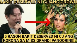 AGREE KABA NA DESERVED NI CJ ANG KORONA PANOORIN missgrand cjopiaza viral pageant trending [upl. by Napra431]