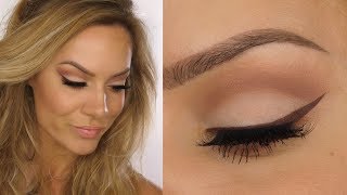 Nude Soft Cut Crease  Matte Natural Eye Makeup Tutorial  Shonagh Scott  ShowMe MakeUp [upl. by Calvinna951]