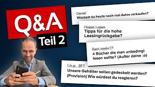 QampA Teil 2  Ihr habt gefragt  ich antworte [upl. by Aneled]