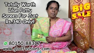 Best Trending 🔥 Lilan Cotton Silver Pattu Sarees Rs340 Only 🎉🎉 In Stunning Colors gladfashions [upl. by Hambley]