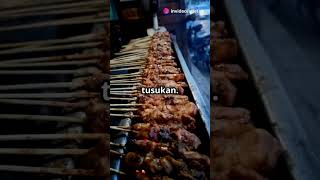 Sate history food indonesia sate sateayam shortvideo [upl. by Gereron]