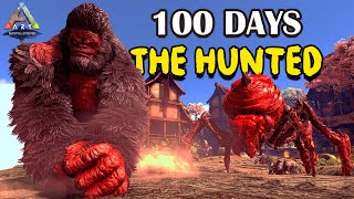 ¡Sobreviviendo 100 Days THE HUNTED  ARK Survival Evolved  The Center 7 [upl. by Ainsley]