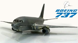 Boeing 737 Pełna renowacja Model Dinky Toys nr 717 Rok produkcji 1970 [upl. by Nikolaus83]