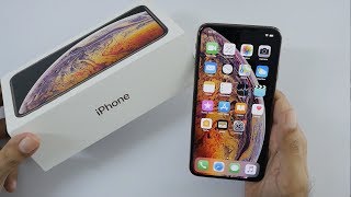 iPhone XS Max Unboxing amp Overview Gold Color [upl. by Wooldridge195]