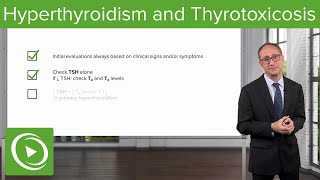 Hyperthyroidism and Thyrotoxicosis – Endocrinology  Lecturio [upl. by Nnylarac967]