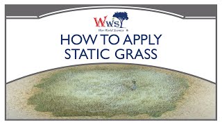 How To Apply Static Grass  Using WWScenics Layering Spray amp Pro Grass Micro Applicator [upl. by Doughty]