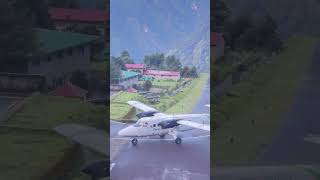 Lukla airport landing is scary [upl. by Delfine]