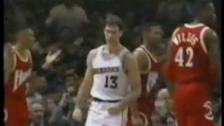 Sarunas Marciulionis 27pts vs Hawks 1993 [upl. by Haidebej837]