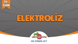 📌16GÜN  Elektroliz 🤓 Kimya Adası aytkimya [upl. by Ztnaj]