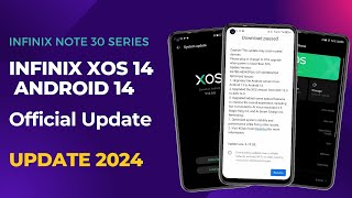 Infinix XOS 14 Android 14  New Update in infinix note 30 series [upl. by Retsim2]