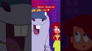 Marina  Sharko  zigandsharko animations cartoon entertainment teleport loop shorts kids [upl. by Imotih]