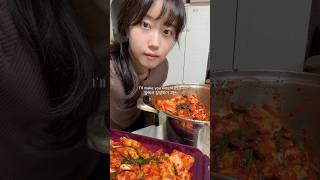 집에서 김장 2탄 🌶️ radish kimchi [upl. by Getraer]