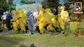 Curso Operador de Emergencias con Materiales Peligrosos en Bomberos Temuco [upl. by Eckel121]