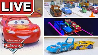 🔴 LIVE The Best of Lightning McQueens Gravity Defying Race Competitions  Pixar Cars [upl. by Wivina]