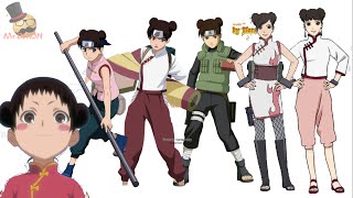 Naruto characters Tentens evolution [upl. by Leik464]